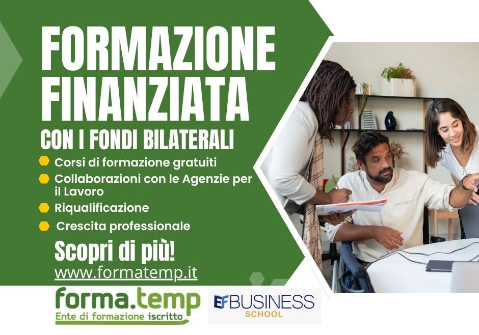EF Business School è Ente Accreditato Forma.Temp: Nuove Opportunità per la Formazione Finanziata
